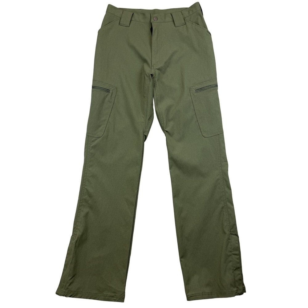 Propper Pants Mens 32x34 Green Nylon Stretch Tactical Cargo Zip Pockets **30X32*